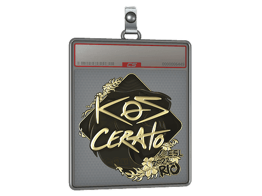 Sticker Slab | KSCERATO (Gold) | Rio 2022