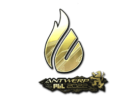 Sticker | Copenhagen Flames (Gold) | Antwerp 2022
