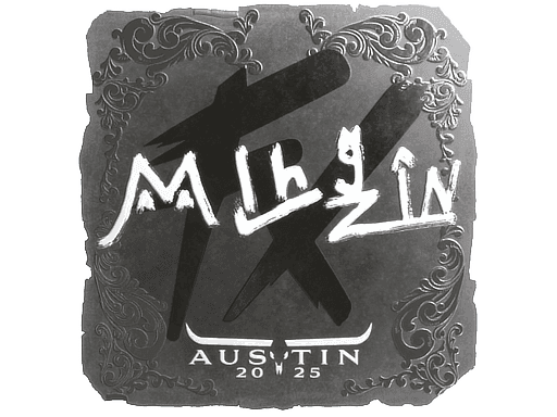 Sticker | mlhzin (Foil) | Austin 2025
