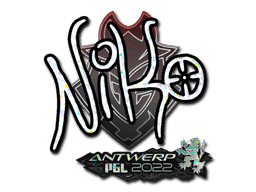 Sticker | NiKo (Glitter) | Antwerp 2022