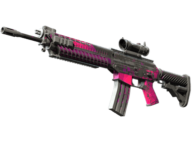 SG 553 | Pulse - Battle-Scarred