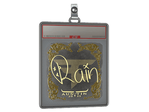 Sticker Slab | rain (Gold) | Austin 2025