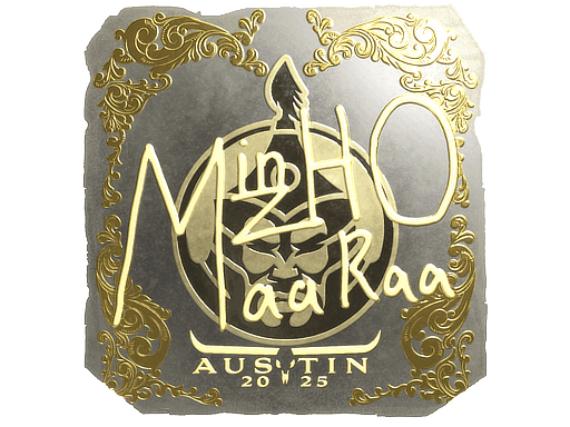 Sticker | mzinho (Gold) | Austin 2025