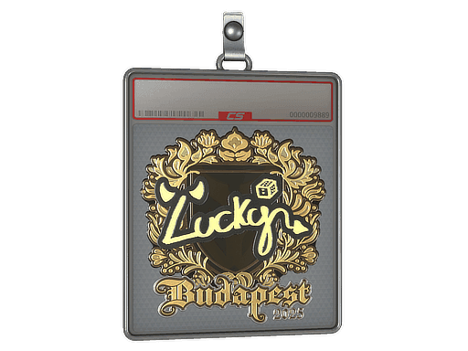 Sticker Slab | Lucky (Gold) | Budapest 2025