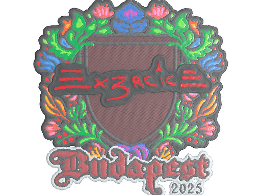 Sticker | Ex3rcice (Embroidered) | Budapest 2025