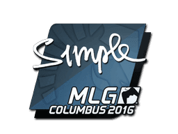 Sticker | s1mple | MLG Columbus 2016