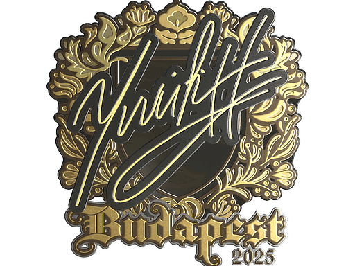 Sticker | yuurih (Gold) | Budapest 2025