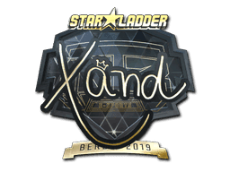 Sticker | xand (Gold) | Berlin 2019