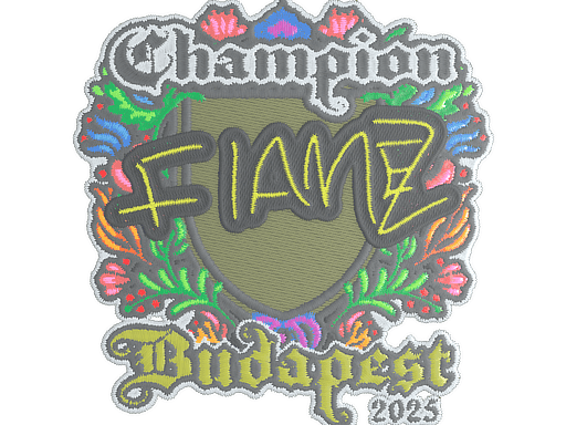 Sticker | FlameZ (Embroidered, Champion) | Budapest 2025