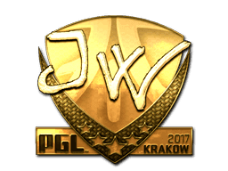 Sticker | JW (Gold) | Krakow 2017