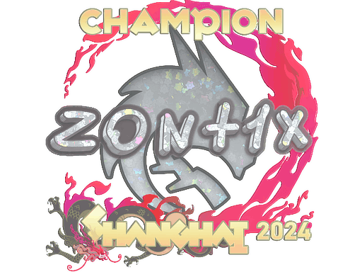 Sticker | zont1x (Glitter, Champion) | Shanghai 2024