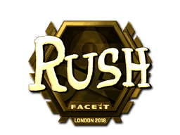 Sticker | RUSH (Gold) | London 2018