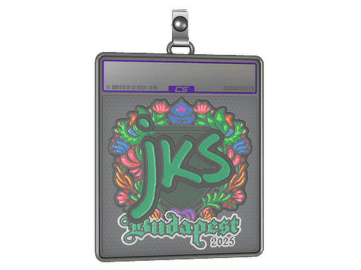 Sticker Slab | jks (Embroidered) | Budapest 2025