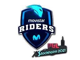 Sticker | Movistar Riders (Foil) | Stockholm 2021
