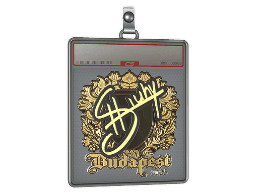 Sticker Slab | siuhy (Gold) | Budapest 2025