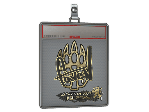 Sticker Slab | faveN (Gold) | Antwerp 2022