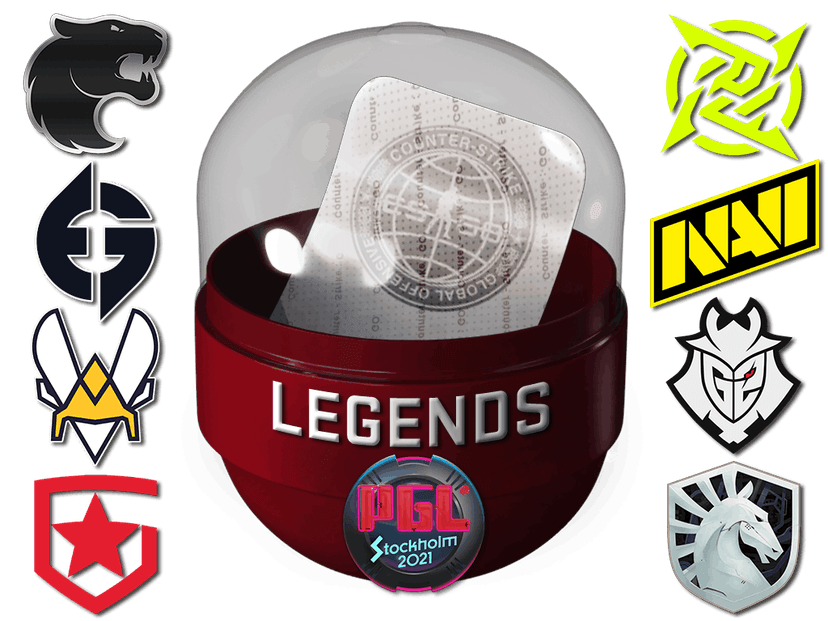 Stockholm 2021 Legends Sticker Capsule