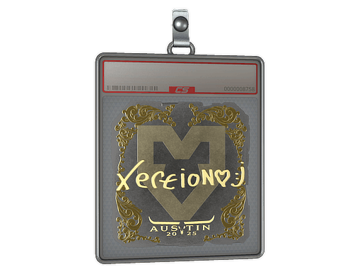 Sticker Slab | xertioN (Gold) | Austin 2025