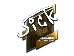 Sticker | SicK (Foil) | Boston 2018