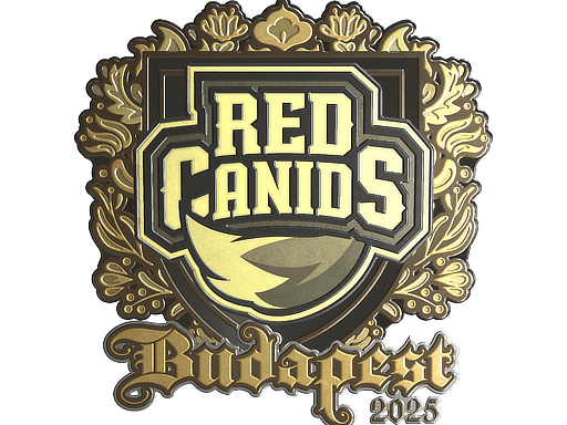 Sticker | RED Canids (Gold) | Budapest 2025