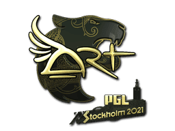 Sticker | arT (Gold) | Stockholm 2021