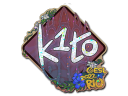 Sticker | k1to (Glitter) | Rio 2022