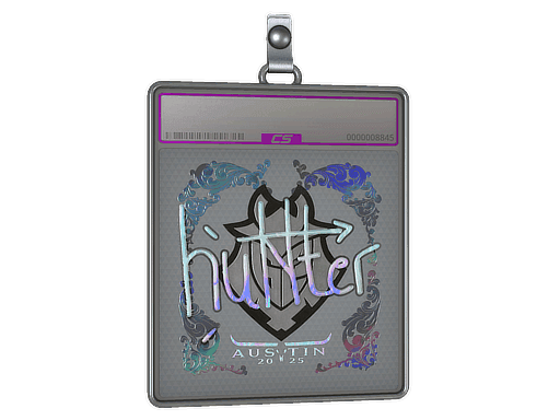 Sticker Slab | huNter- (Holo) | Austin 2025