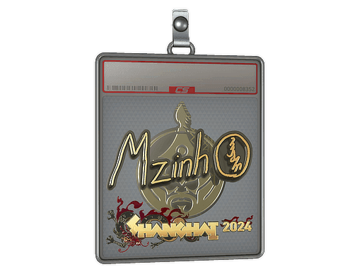 Sticker Slab | mzinho (Gold) | Shanghai 2024