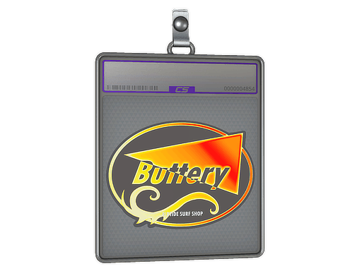 Sticker Slab | Flame Buttery (Holo)