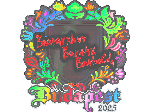 Sticker | Bart4k (Holo) | Budapest 2025