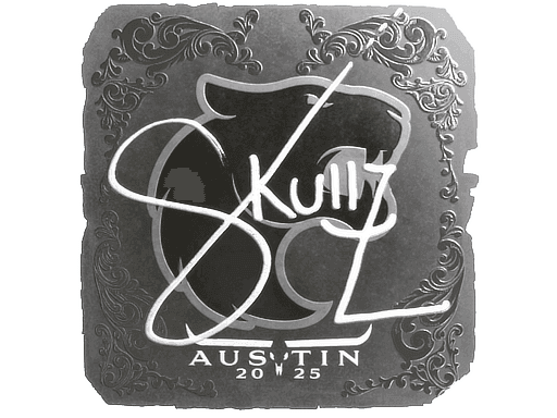 Sticker | skullz (Foil) | Austin 2025