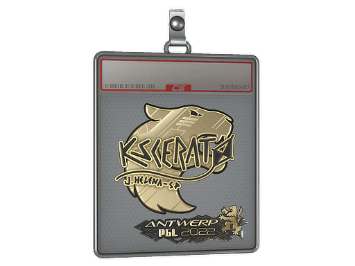 Sticker Slab | KSCERATO (Gold) | Antwerp 2022