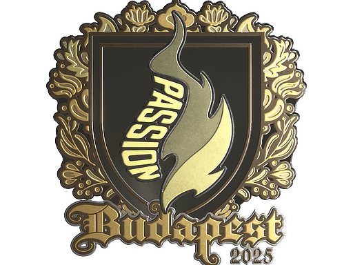 Sticker | Passion UA (Gold) | Budapest 2025