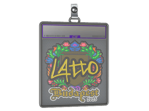 Sticker Slab | latto (Embroidered) | Budapest 2025