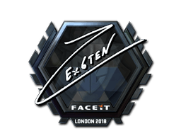 Sticker | Ex6TenZ (Foil) | London 2018