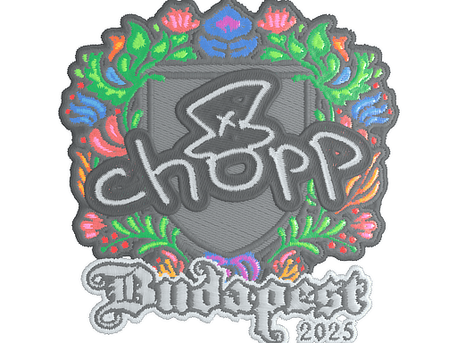 Sticker | chopper (Embroidered) | Budapest 2025