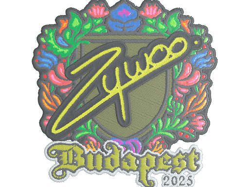 Sticker | ZywOo (Embroidered) | Budapest 2025