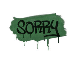Sealed Graffiti | Sorry
