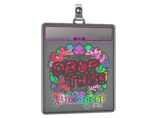 Sticker Slab | drop (Holo) | Budapest 2025