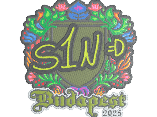 Sticker | s1n (Embroidered) | Budapest 2025