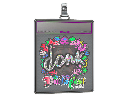 Sticker Slab | donk (Holo) | Budapest 2025