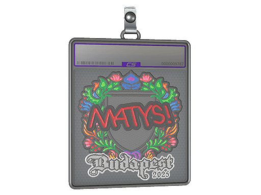 Sticker Slab | MATYS (Embroidered) | Budapest 2025