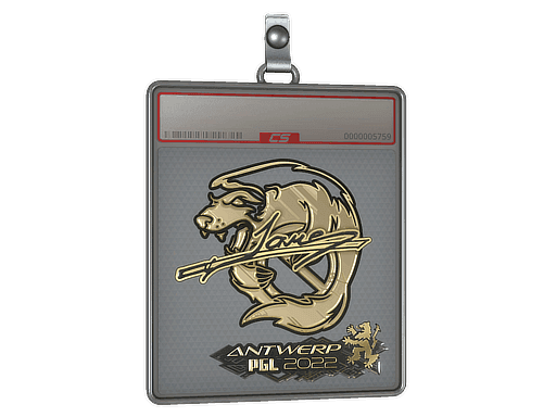 Sticker Slab | Jame (Gold) | Antwerp 2022