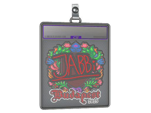 Sticker Slab | jabbi (Embroidered) | Budapest 2025