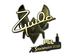 Sticker | ZywOo (Gold) | Stockholm 2021