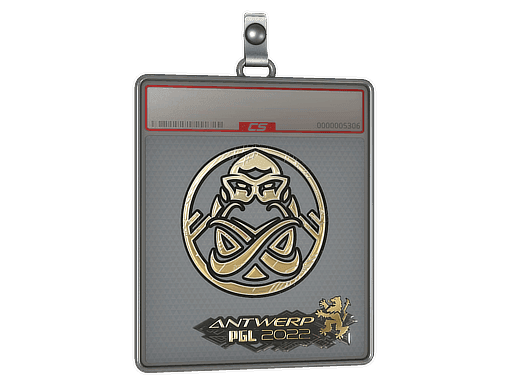 Sticker Slab | ENCE (Gold) | Antwerp 2022