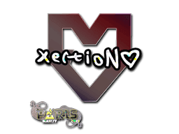 Sticker | xertioN (Glitter) | Paris 2023