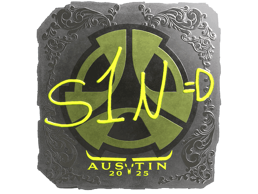 Sticker | s1n (Foil) | Austin 2025