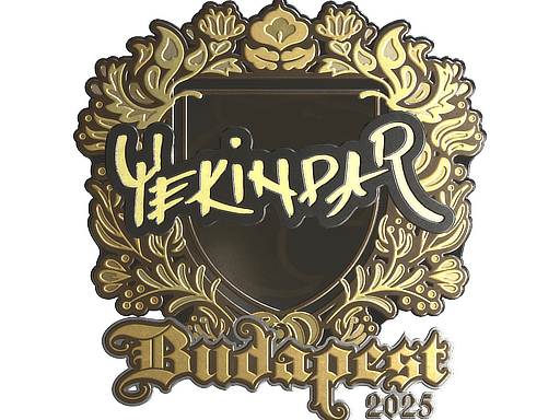 Sticker | YEKINDAR (Gold) | Budapest 2025