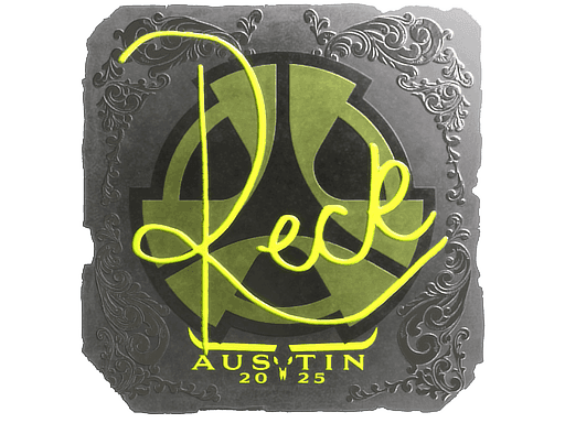 Sticker | reck (Foil) | Austin 2025